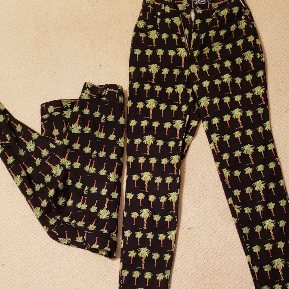 VINTAGE VERSACE 2 PIECE REAL VERSACE GENTLE WORN